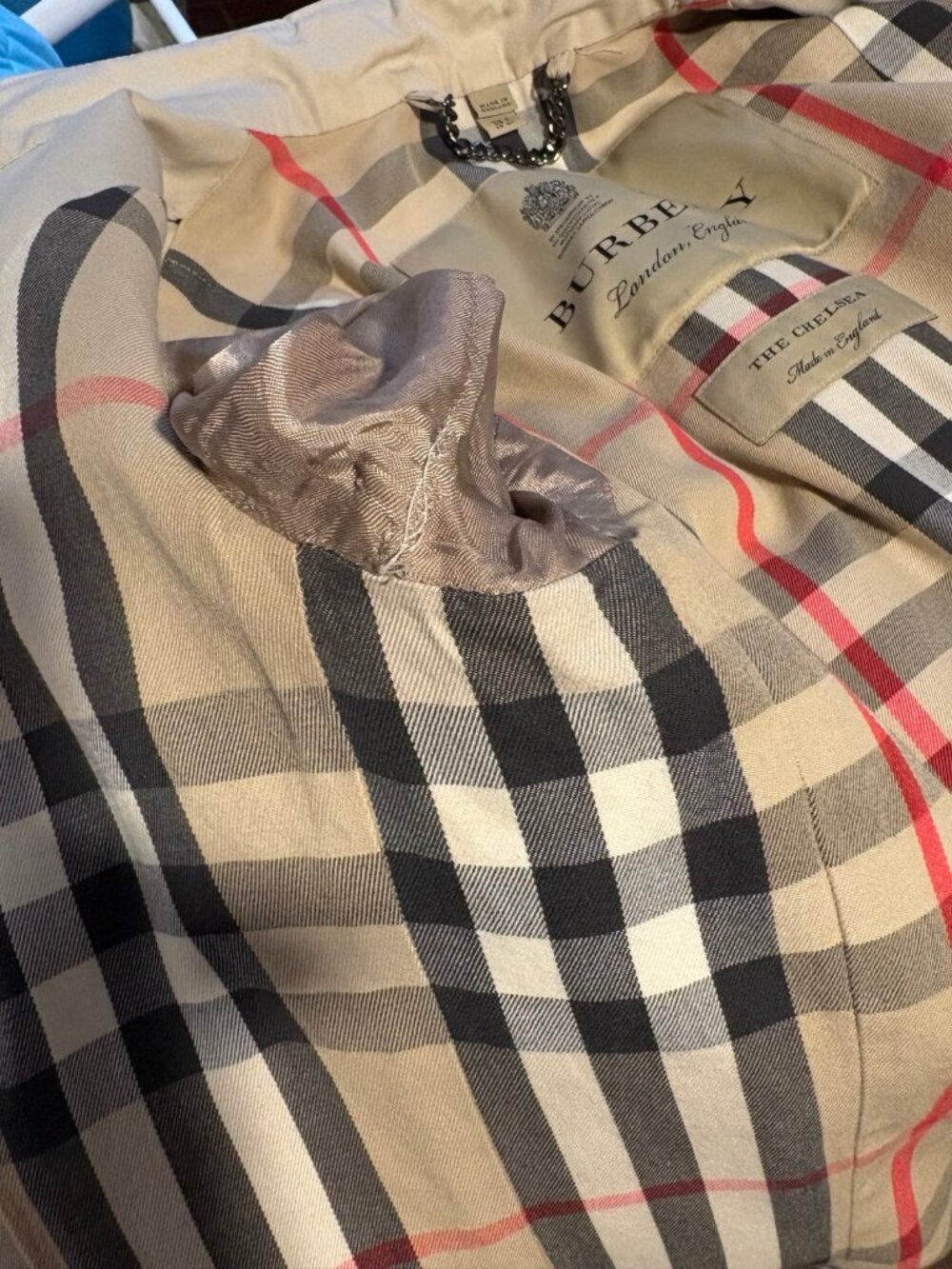 Burberry heritage Chelsea trench long stone US sz 6 - Picture 13 of 16